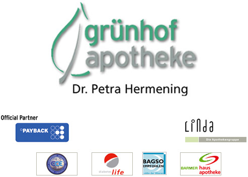 Logo und Partner der Grünhof Apotheke Frankfurt